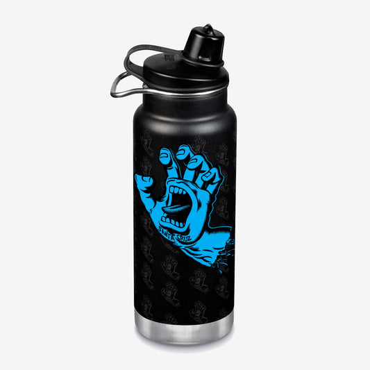 32oz-tkwide-with-chug-cap-santa-cruz-screaming-hand-n1 K32TKWCG-BK-SantaCruze_ScreamingHand.jpg